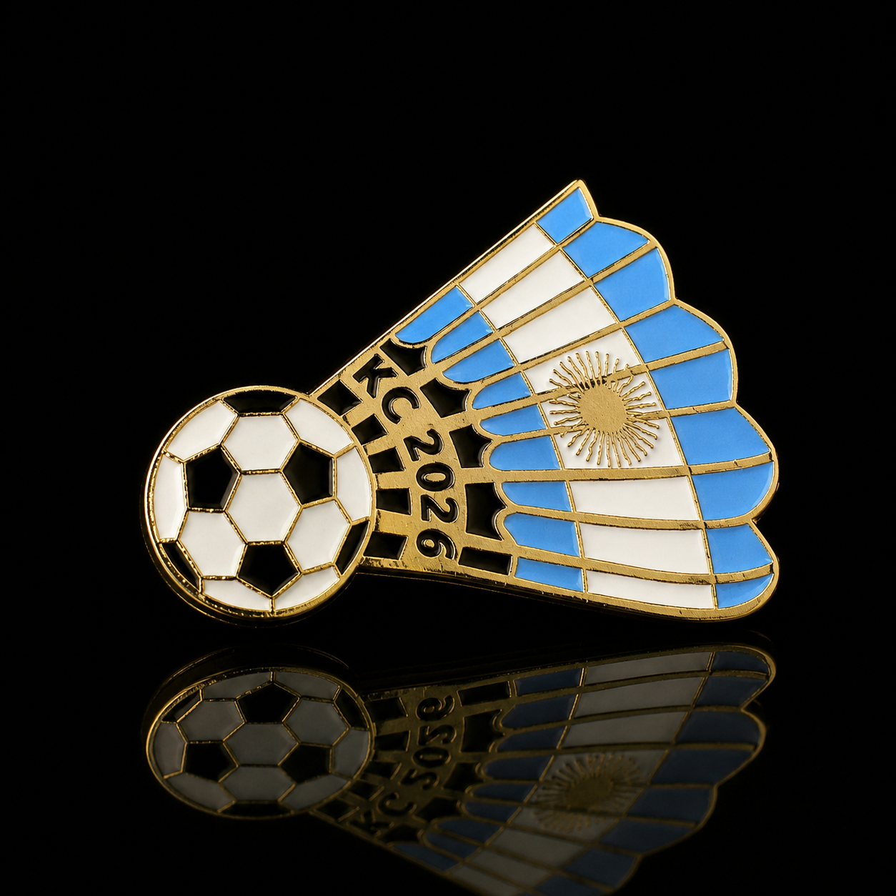 Argentina - Kansas City Custom Pin